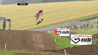 Gajser vs Febvre  MXGP of Great Britain 2021 Motocross [upl. by Zetrok]