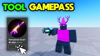 How to script a Tool Gamepass  Roblox Studio Tutorial [upl. by Ifar]