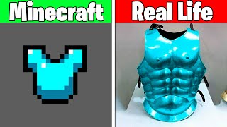 Realistic Minecraft  Real Life vs Minecraft  Realistic Slime Water Lava 1424 [upl. by Myrt469]