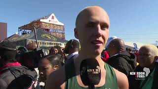 Piet Wiersma wins the 2024 Comrades Marathon [upl. by Ahsimit]