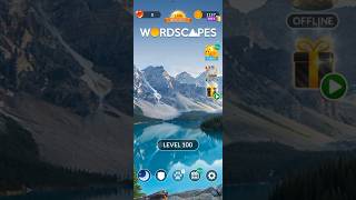 Wordscapes Level 100 Gameplay wordscapes [upl. by Oilerua366]