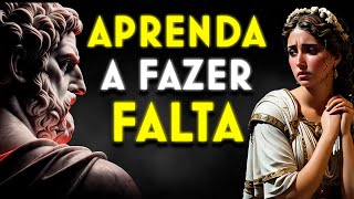 APRENDA a FAZER FALTA  A LIÇÃO mais PODEROSA do ESTOICISMO [upl. by Stander]