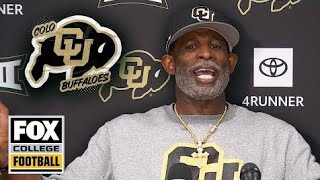 Postgame Interview Deion Sanders EXCITED after Colorado s HUGE win vs UCF  CFB on FOX [upl. by Arrat]