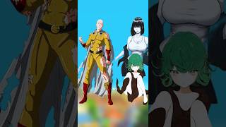 saitama vs tatsumaki and fubuki onepunch animeshorts viral onepunchman shortanime [upl. by Harlan]