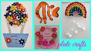 4 Creative Paper Plate Crafts for Kids  Fun DIY Wall Hangings amp Decorations [upl. by Seitz]