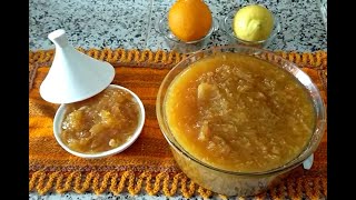 Confiture dorange et citron 100 maison🍊🍋مربى البرتقال والليمون 100 منزلي وذهبي [upl. by Llydnek464]