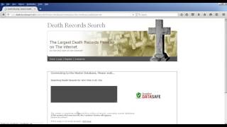 Free Death Records Search [upl. by Veriee]