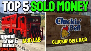 Top 5 Best Ways to Make Money Solo in GTA 5 Online 2024 [upl. by Oakleil658]