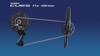 Shimano CUES U6000 11speeds Drivetrian [upl. by Ailes365]