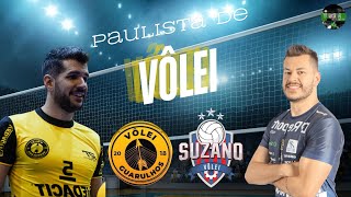 PAULISTA DE VÔLEI  VEDACIT GUARULHOS X SUZANO VÔLEI [upl. by Asaeret817]