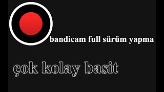 Bandicam full sürüm yapma 10 dakika üzeri video çekmek [upl. by Erdnaxela386]