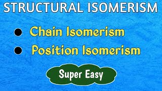 Structural Isomerism  chain Isomerism  Position Isomerism  Class 10 11 amp12  JEE  NEET [upl. by Misak406]