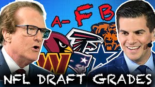 2024 NFL Draft Grades  First Draft 🏈 [upl. by Llewsor]