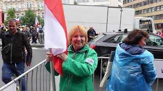 STŘÍPKY Z DEMONSTRACE ZA MÍRPraha 162024 [upl. by Khalid]