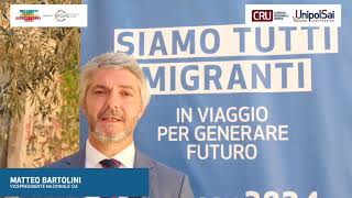 Matteo Bartolini a “Siamo tutti migranti” organizzato dal CRU Sicilia [upl. by Romeo]