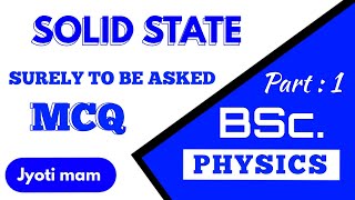 Solid state Physics Mcqs  Part1  Local electric field at an atom qus  Jyoti Physics tutorial [upl. by Daugherty]