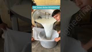 Paneer making using Regenerating Steam Boiler [upl. by Zaslow]