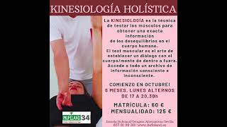 CURSO DE KINESIOLOGIA HOLÍSTICA medicinaalternativa terapiasalternativas kinesiologia curso [upl. by Akimit]