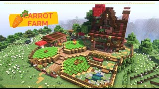 minecraftCarrot FarmHow to build [upl. by Vivyan]