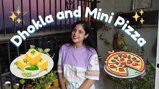 Lets Chat amp Cook 🍕 Mini Pizza amp 💛 Dhokla [upl. by Eveneg296]