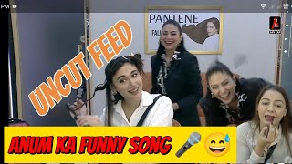 Anums Funny Song lyrics 🤣😂  Tamasha season 3  Uncut Feed [upl. by Asseralc217]