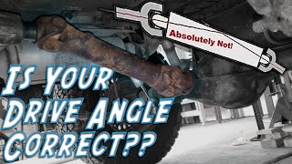 Adding Or Removing Shims To Correct Driveline Angles [upl. by Vasyuta]