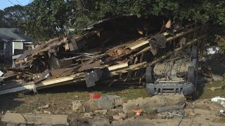 Devastation in Swannanoa North Carolina after Helene  AFP [upl. by Karly646]