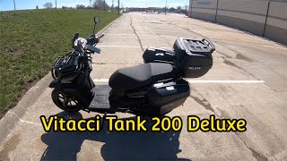 My New Scooter Vitacci Tank 200 Deluxe [upl. by Cohe]