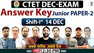 CTET 14 Dec Exam 2024 Answer Key  CTET Paper Solution Junior Paper2 Shift1st Ravi P Tiwari [upl. by Elicul725]