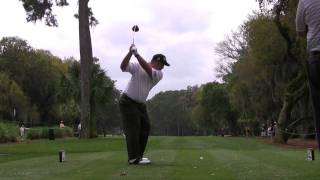 Colt Knost Golf Swing  2009 Verizon Heritage Golf Tournament [upl. by Hairam]