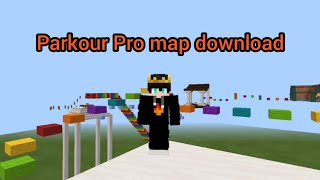 Parkour Pro map download link in craftsman 01510HerobrineOP707 [upl. by Hembree]