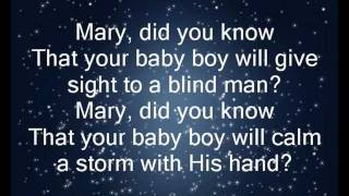 quotMary Did You Knowquot with lyrics [upl. by Wager]