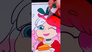 Coloring Kimmi The Clown Pumpkin Pie 🥧 thanksgiving holiday coloring art drawing ohuhumarkers [upl. by Lennard]