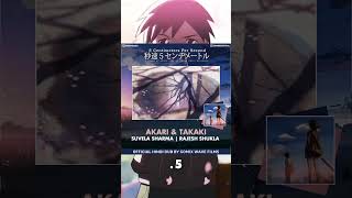 5 Centimeters per Second Hindi Dub Voice Cast anime animation voice casting trend [upl. by Swor]