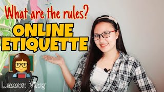 Online Etiquette  What are the Rules in Online Classroom [upl. by Nyvlem]