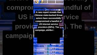 Chinese Hackers Target US ISPs cybernews telegram [upl. by Staffan]