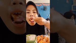 AYAM CRISPY 1000an❗❗❗fyp shortvideo mukbang minivlog [upl. by Nioe254]