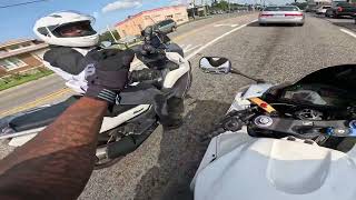 Chill beginner ride PURE HONDA CBR600RR SOUND [upl. by Nauqas]