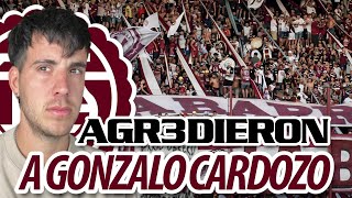 Echaron a un youtuber de la cancha de Lanús  Hinchas le robaron al periodista Gonzalo Cardozo [upl. by Nehemiah]