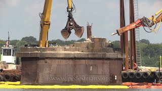 1866 Bridge Pier Demolition Part 1 [upl. by Adnuahsal]