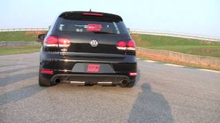 SPM MK6 GTI Street Turboback Exhaust [upl. by Sidnac809]