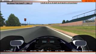 rFactor Nelson Piquet Brabham BT52 on board Kyalami HOT LAP [upl. by Jeffie]