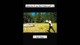 My best frisbee golf basket shot shorts viral [upl. by Ecnarepmet]