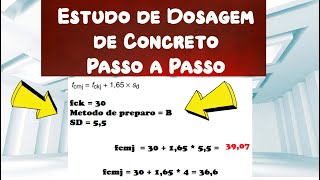 Estudo Dosagem de Concreto Passo a Passo [upl. by Venn148]