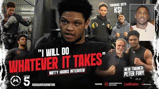 CARDIO WITH KSI ADVICE FROM ANTHONY JOSHUA  Heavyweight Harris ahead of ring return [upl. by Kimber965]