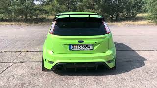 Ford Focus Rs Mk2 Launch Control with Fire  Rs St Stline [upl. by Yennej]