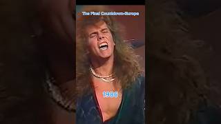 The Final Countdown  Europe from 1986 to 2024 music 80smusic celebrity shorts [upl. by Wake]