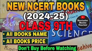 NEW NCERT BOOKS 202425 FOR CLASS 9 ALL SUBJECTS  NEW NCERT BOOKS PRICE  Class 9th NEW NCERT 2024 [upl. by Sacttler567]