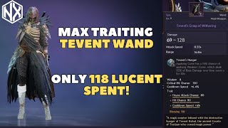 I Max Traited a Tevent Wand for 118 lucent  Throne and Liberty Archboss Weapon [upl. by Klinges]