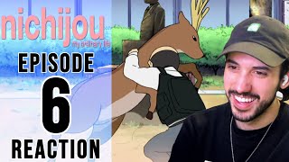 Nichijou Episode 6 Reaction  DEER VS PRINCIPAL [upl. by Noseyt]